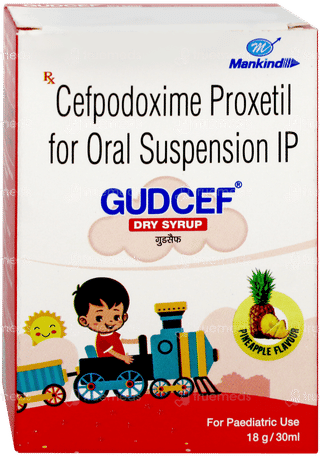 Gudcef Pineapple Flavour Dry Syrup 30Ml
